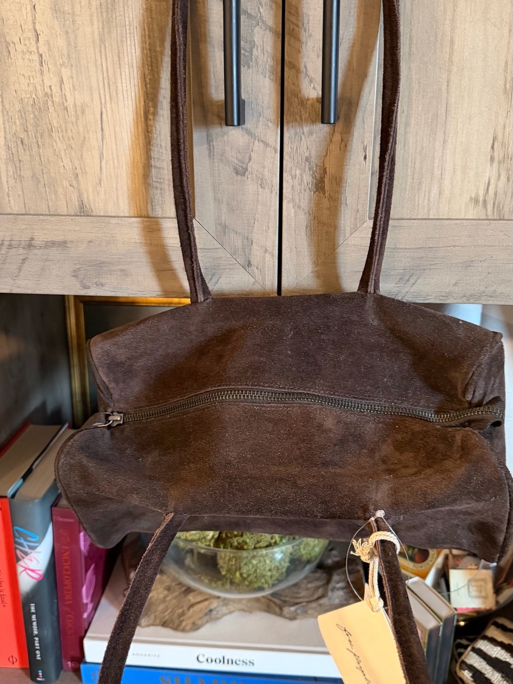 Free People Brown Suede Shoulder Bag - Picture 3 of 5